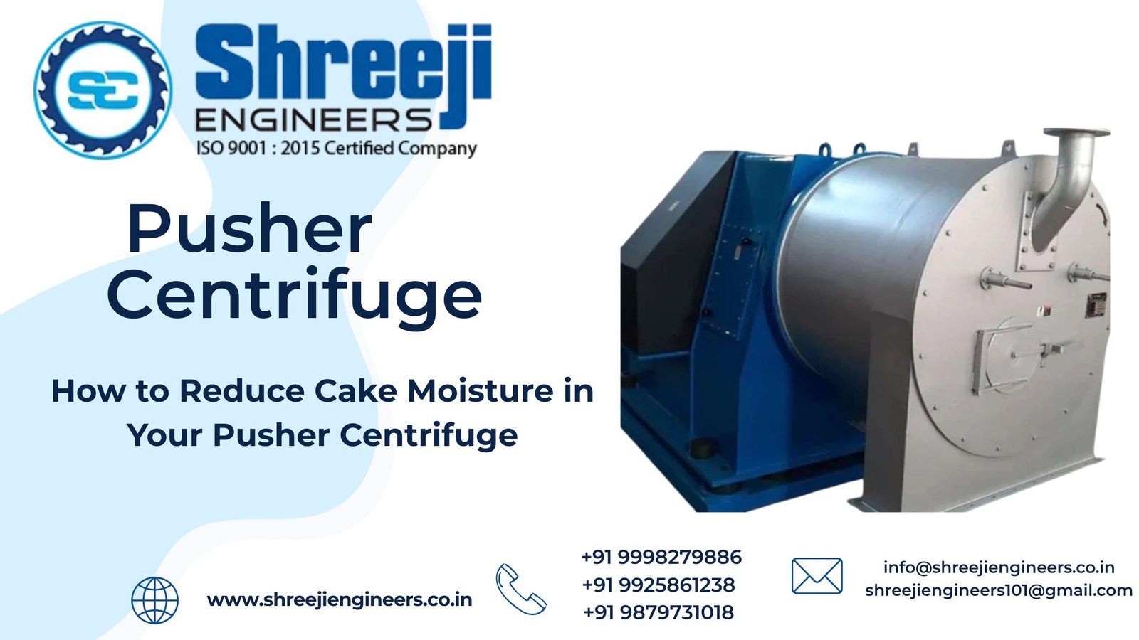 How to Reduce Cake Moisture in Your Pusher Centrifuge
